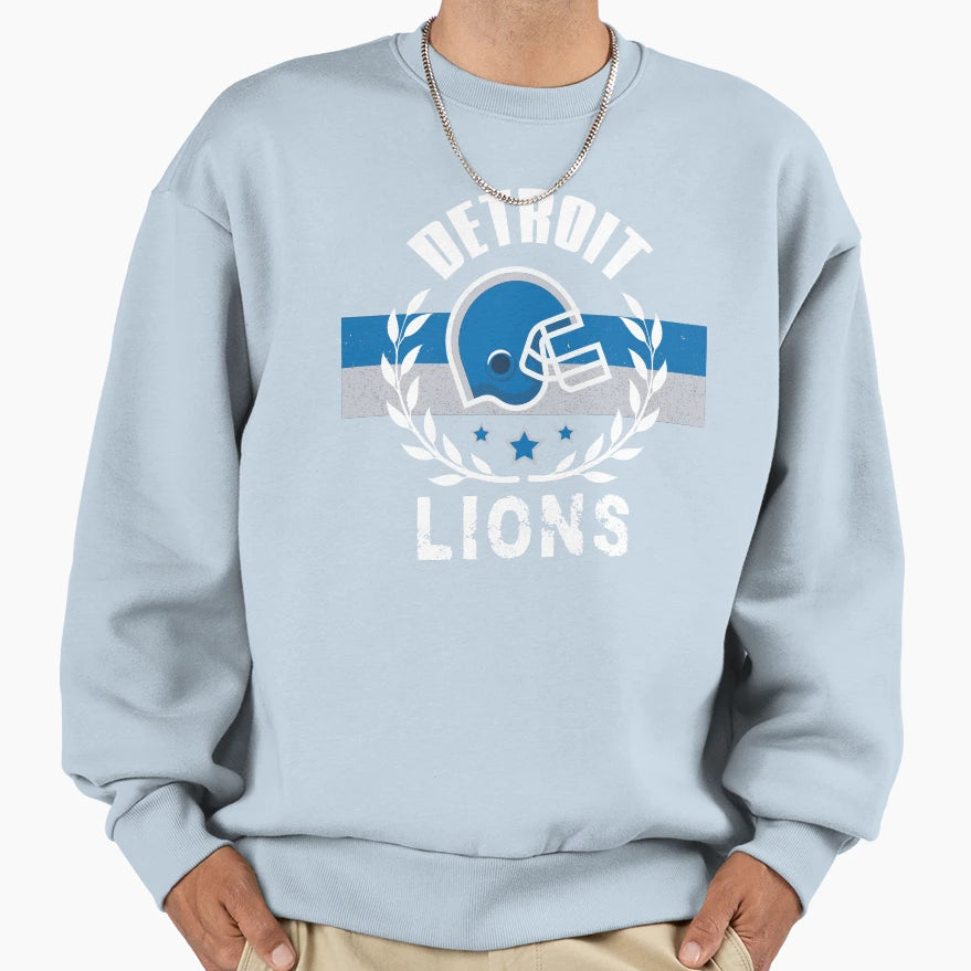 Detroit Lions Football Sweatshirt - Unique Graphic Men Women - T-Shirt, Sweatshirt, Hoodie