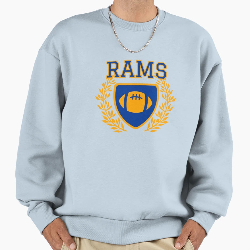 Rams Ivy Football La Los Angeles Sweatshirt - Minimalist Print Unisex - T-Shirt, Sweatshirt, Hoodie