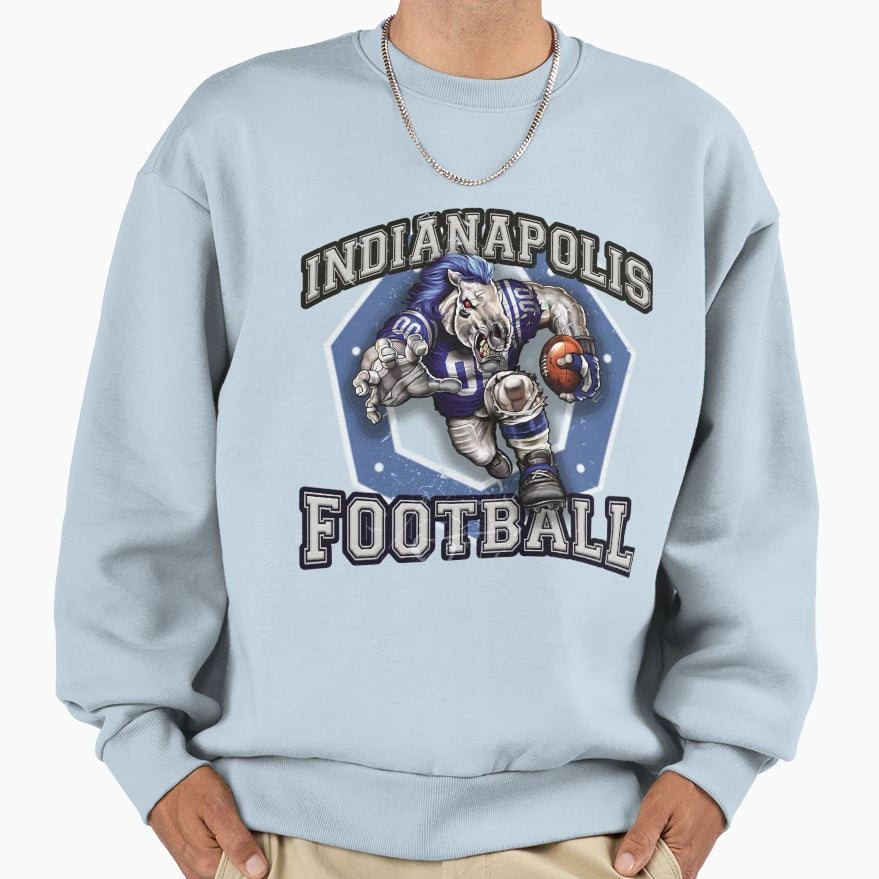 Art Indianapolis Colts Sweatshirt - Streetwear Style for Adults - T-Shirt, Sweatshirt, Hoodie