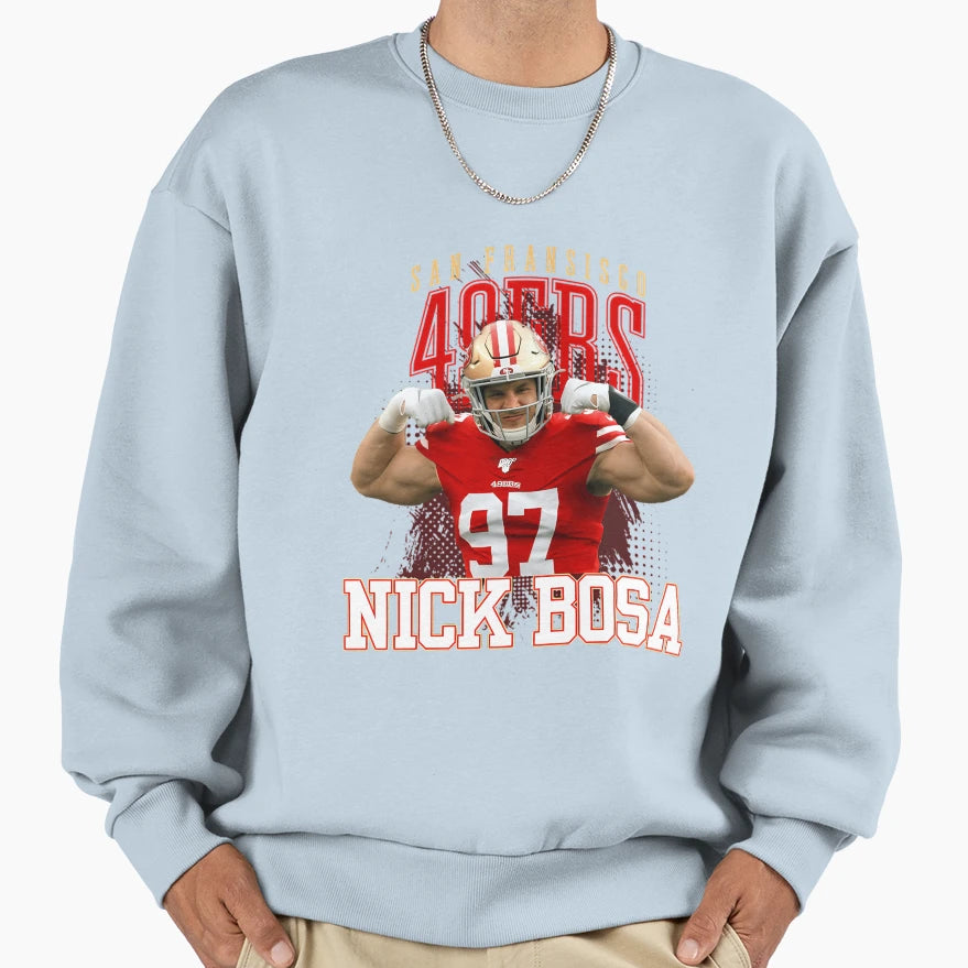 NB San Francisco 49Ers Sweatshirt - Aesthetic Graphic Unisex - T-Shirt, Sweatshirt, Hoodie