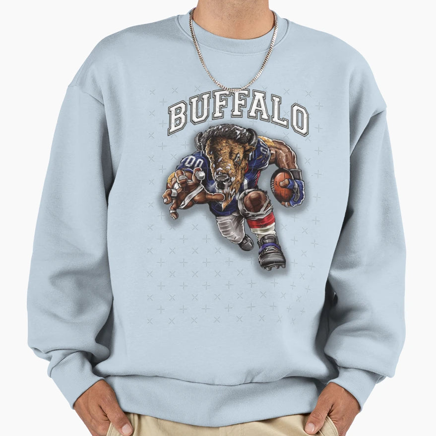 Buffalo Football Detroit Football Sweatshirt - Unique Graphic Men Women - T-Shirt, Sweatshirt, Hoodie