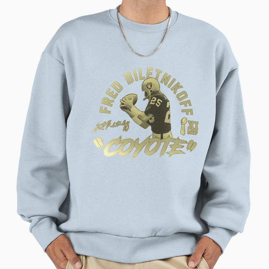 Raiders T Shirtcoyote Fred Biletnikoff T-Shirt - Unique Graphic Unisex - T-Shirt, Sweatshirt, Hoodie