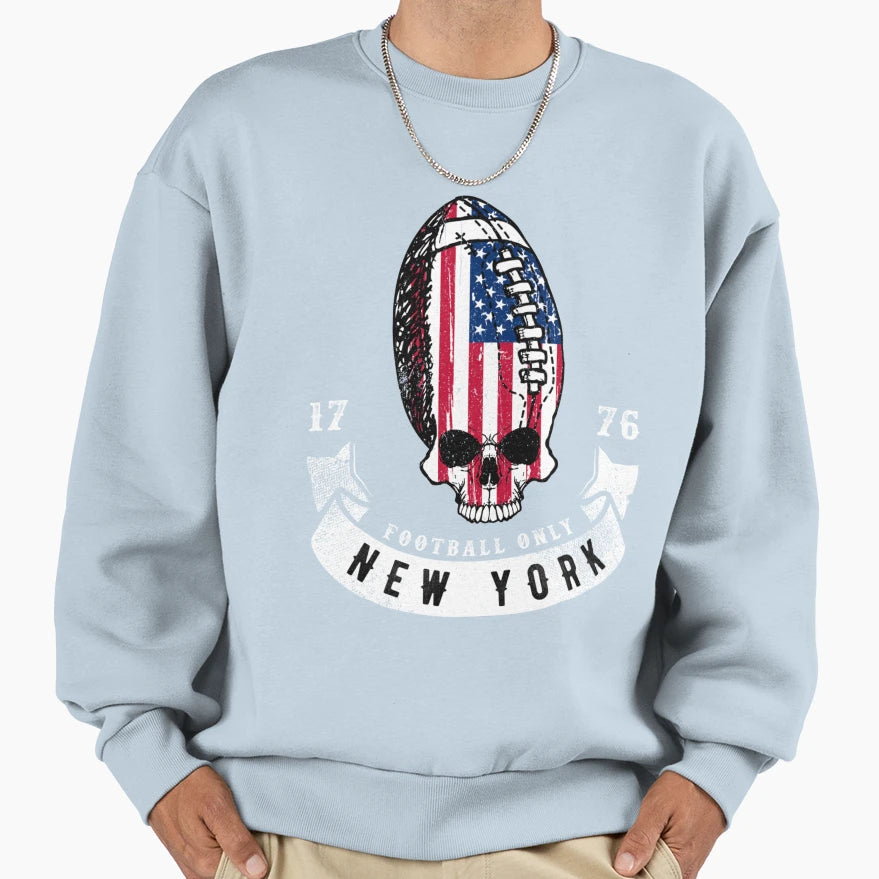 Funny New York American Football American T-Shirt - Novelty Apparel Unisex - T-Shirt, Sweatshirt, Hoodie