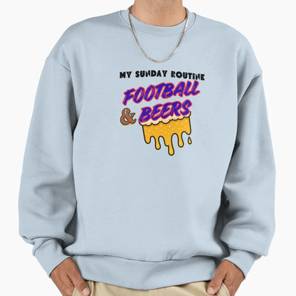 Buffalo Bills My Sunday Routine Sweatshirt - Streetwear Style Unisex - T-Shirt, Sweatshirt, Hoodie
