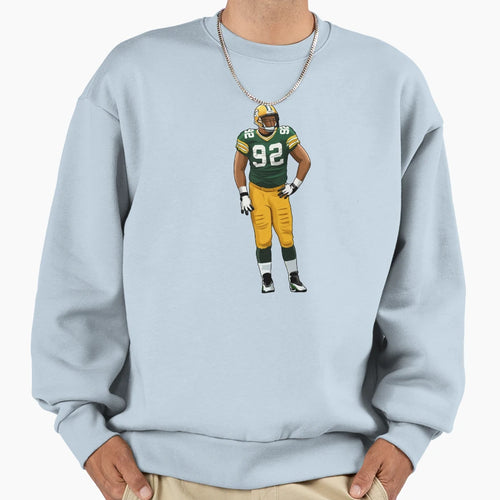 Reggie White 92 Lineman Sweatshirt - Aesthetic Graphic for Adults - T-Shirt, Sweatshirt, Hoodie