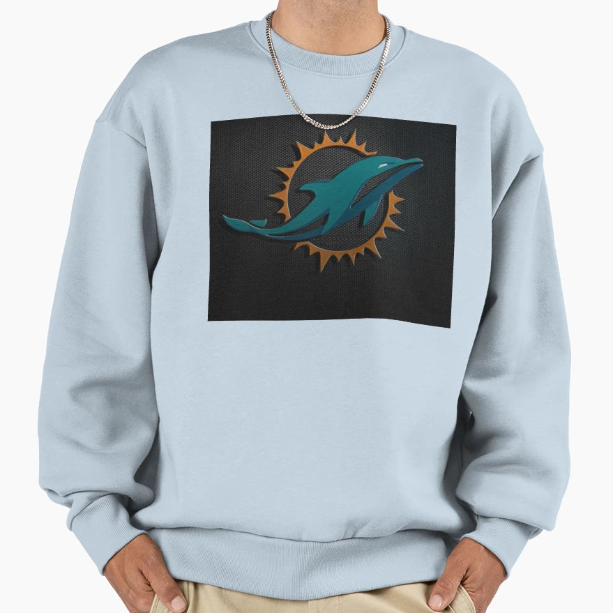 Dolphin Sun Sweatshirt - Custom Art Print Unisex - T-Shirt, Sweatshirt, Hoodie
