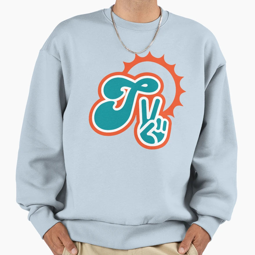 Tyreek Ty Peace Sign Sweatshirt - Custom Art Print Men Women - T-Shirt, Sweatshirt, Hoodie