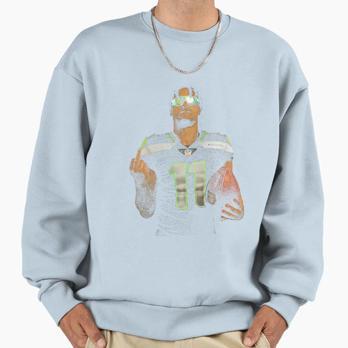 Middle Finger Jaxon Smith Njigba Sweatshirt - Custom Art Print Unisex - T-Shirt, Sweatshirt, Hoodie