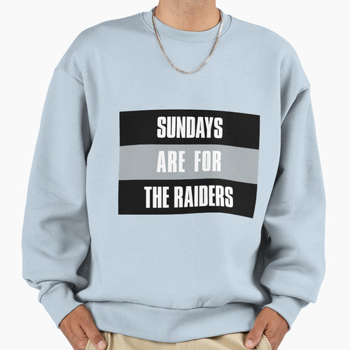 Sundays Are Raiders Oakland Sweatshirt - Aesthetic Graphic for Adults - T-Shirt, Sweatshirt, Hoodie