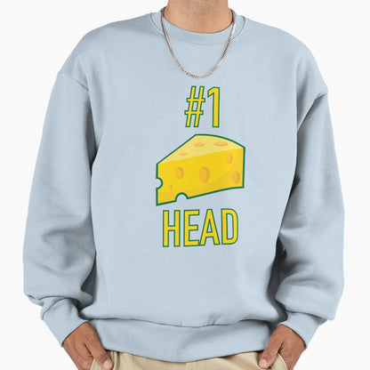 1 Cheesehead Sweatshirt - Trendy Graphic for Adults - T-Shirt, Sweatshirt, Hoodie