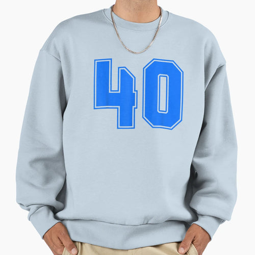 Number 40 Sports Jersey 40Th Sweatshirt - Trendy Graphic Unisex - T-Shirt, Sweatshirt, Hoodie