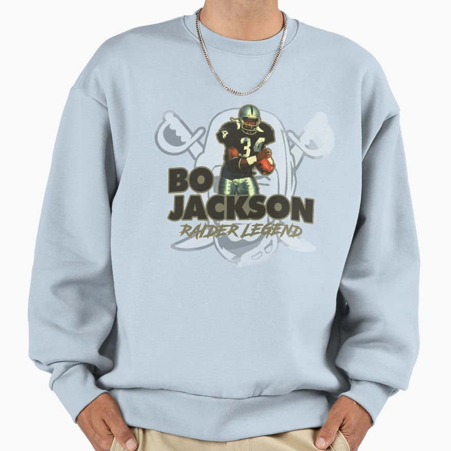 Bo Raider Legend Sweatshirt - Custom Art Print Men Women - T-Shirt, Sweatshirt, Hoodie