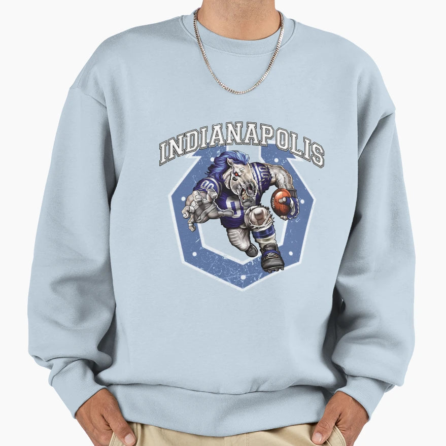 Indianapolis Football Sweatshirt - Unique Graphic Men Women - T-Shirt, Sweatshirt, Hoodie