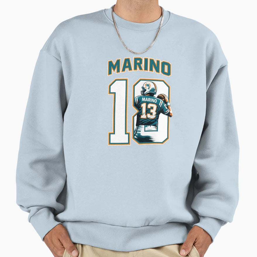 Dan Marino Miami Number 13 Sweatshirt - Minimalist Print Men Women - T-Shirt, Sweatshirt, Hoodie