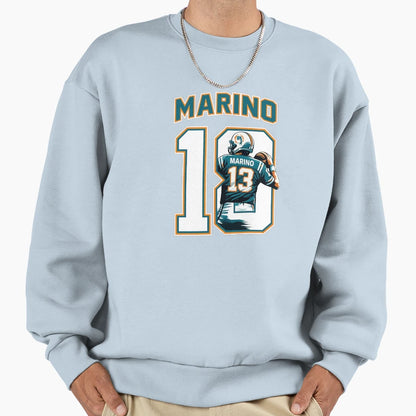 Dan Marino Miami Number 13 Sweatshirt - Minimalist Print Men Women - T-Shirt, Sweatshirt, Hoodie