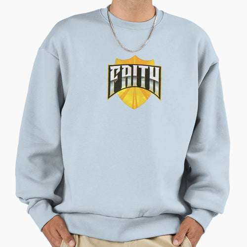 Shield Faith Armor God Sweatshirt - Trendy Graphic Unisex - T-Shirt, Sweatshirt, Hoodie