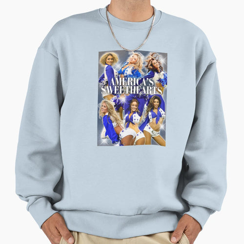 Dallas Cowboys Cheerleaders Sweatshirt - Custom Art Print Men Women - T-Shirt, Sweatshirt, Hoodie
