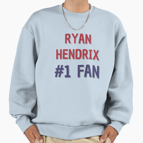 Ryan Hendrix 1 Fan Sweatshirt - Novelty Apparel Unisex - T-Shirt, Sweatshirt, Hoodie