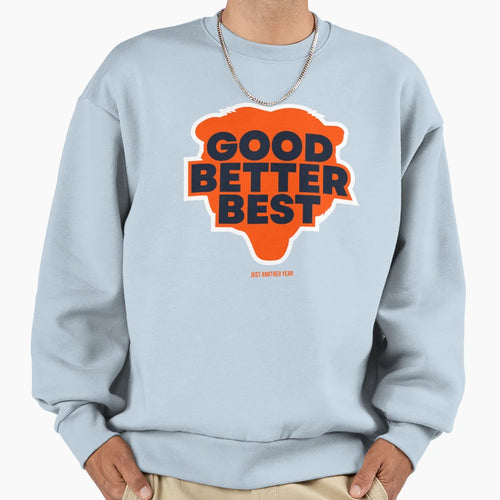 Good Better Best Silhouette Sweatshirt - Minimalist Print for Adults - T-Shirt, Sweatshirt, Hoodie