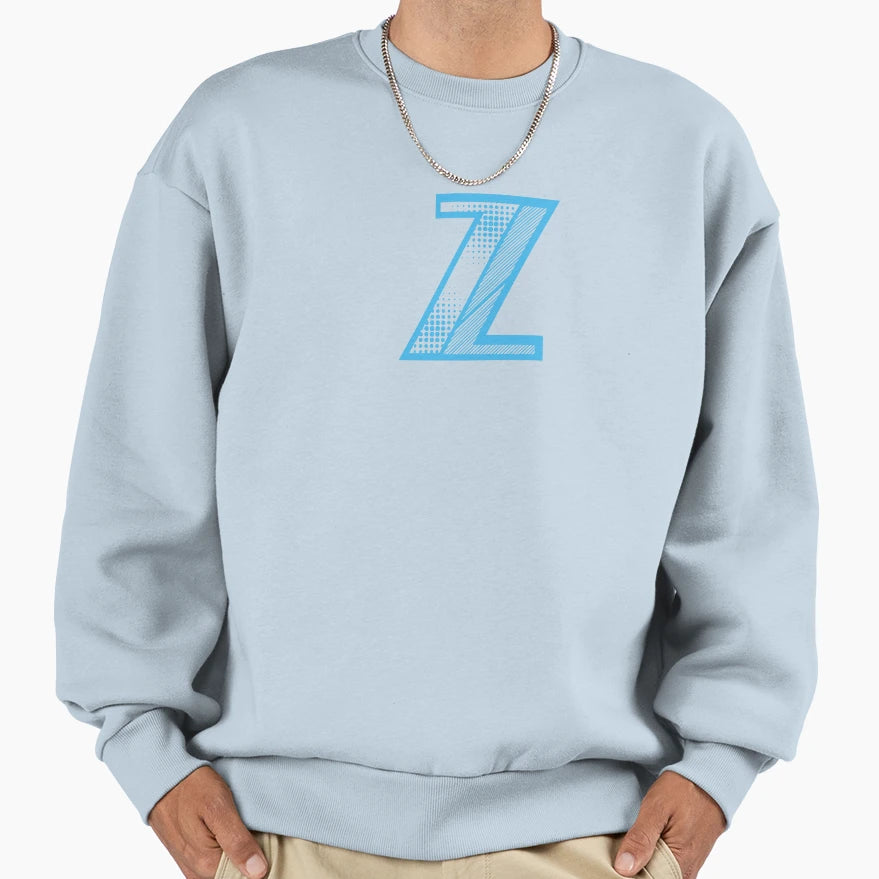 Modern Monogram Initial Letter Z Sweatshirt - Streetwear Style Unisex - T-Shirt, Sweatshirt, Hoodie
