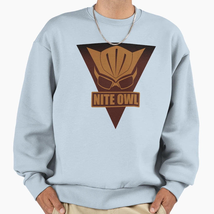 Nite Owl Sweatshirt - Casual Everyday Wear Unisex - T-Shirt, Sweatshirt, Hoodie