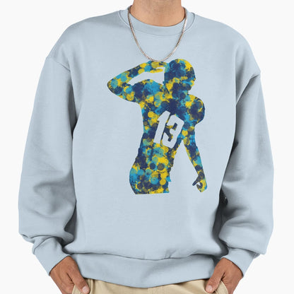 Splatter Allen Sweatshirt - Novelty Apparel Unisex - T-Shirt, Sweatshirt, Hoodie