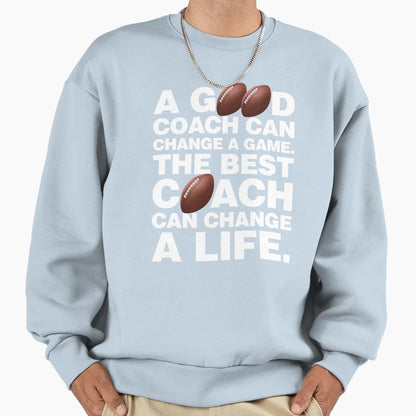 Good American Football Coach Can Sweatshirt - Custom Art Print for Adults - T-Shirt, Sweatshirt, Hoodie