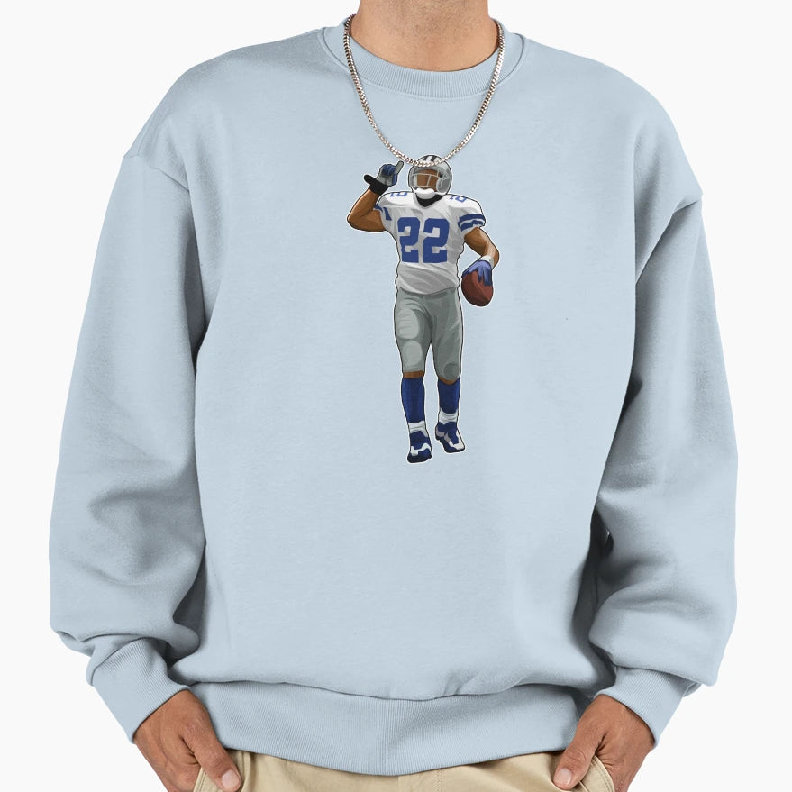 Emmitt Smith 22 Celebrates Sweatshirt - Minimalist Print for Adults - T-Shirt, Sweatshirt, Hoodie