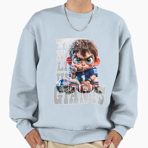 New York Giants They Not Like Us Sweatshirt - Graphic Print for Adults - T-Shirt, Sweatshirt, Hoodie