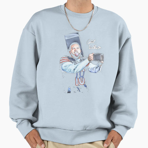 CW Chicago Football Sweatshirt - Minimalist Print Men Women - T-Shirt, Sweatshirt, Hoodie