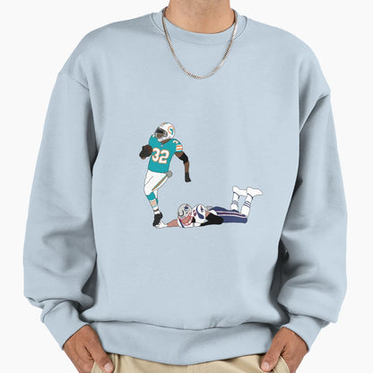 Miami Miracle Kenyan Drake Touchdown Sweatshirt - Minimalist Print Unisex - T-Shirt, Sweatshirt, Hoodie