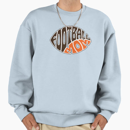 Football Mom Designs Mothers Day Gift Sweatshirt - Minimalist Print Unisex - T-Shirt, Sweatshirt, Hoodie