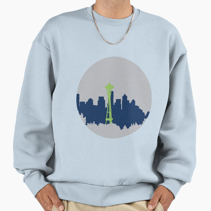 Seattle Logo Sweatshirt - Casual Everyday Wear Men Women - T-Shirt, Sweatshirt, Hoodie