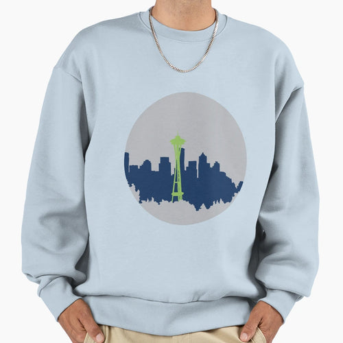 Seattle Logo Sweatshirt - Casual Everyday Wear Men Women - T-Shirt, Sweatshirt, Hoodie