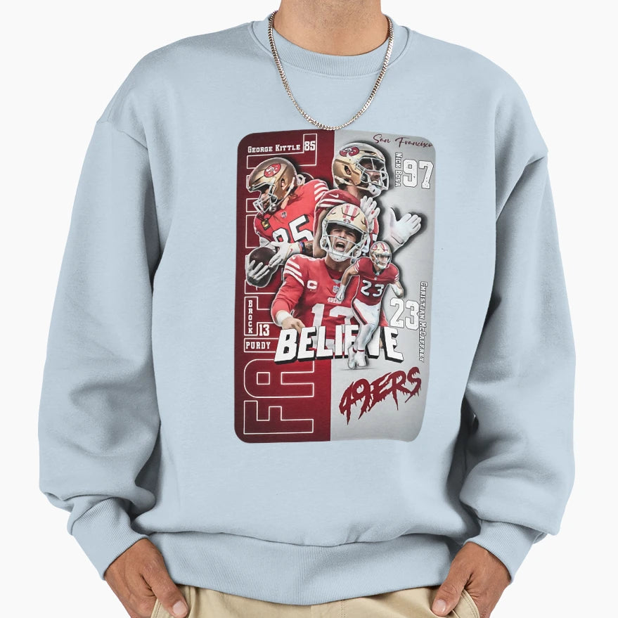 49Ers Football Sweatshirt - Graphic Print Men Women - T-Shirt, Sweatshirt, Hoodie