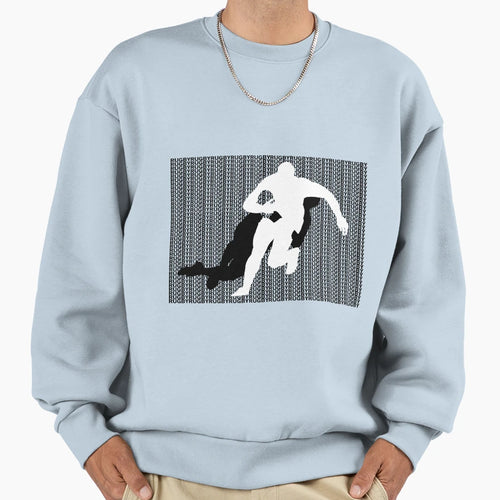 Rugby Tackle Sweatshirt - Casual Everyday Wear Men Women - T-Shirt, Sweatshirt, Hoodie