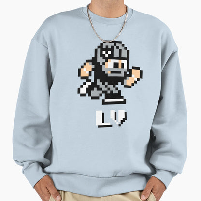 Las Vegas Raiders Tecmo Super Bowl Sweatshirt - Custom Art Print Men Women - T-Shirt, Sweatshirt, Hoodie