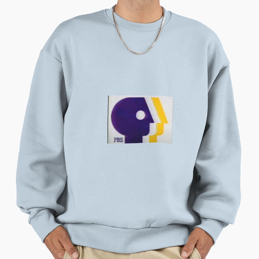 Pbs Logo From Late Eighties Sweatshirt - Aesthetic Graphic Men Women - T-Shirt, Sweatshirt, Hoodie