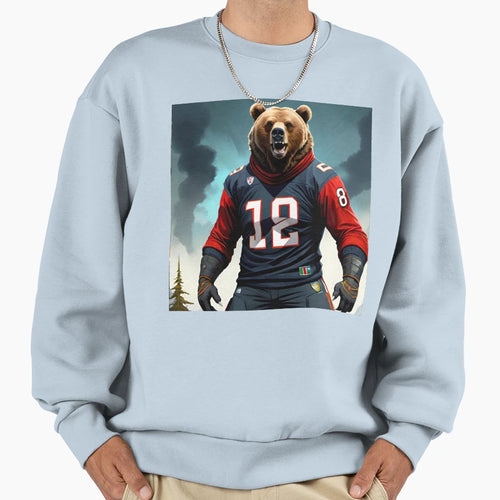 Hooligan Grizzly Natures Rebel Sweatshirt - Casual Everyday Wear for Adults - T-Shirt, Sweatshirt, Hoodie