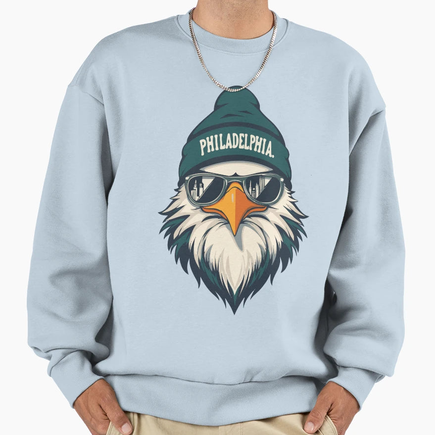 Philadelphia Eagle Philadelphia Sweatshirt - Minimalist Print for Adults - T-Shirt, Sweatshirt, Hoodie