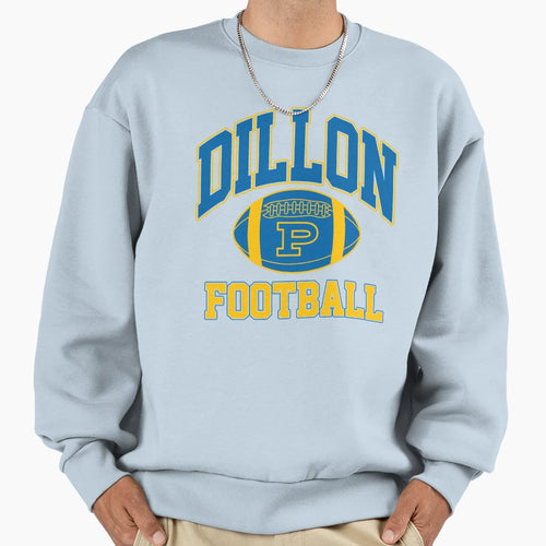 Dillon Panthers Football Sweatshirt - Novelty Apparel for Adults - T-Shirt, Sweatshirt, Hoodie