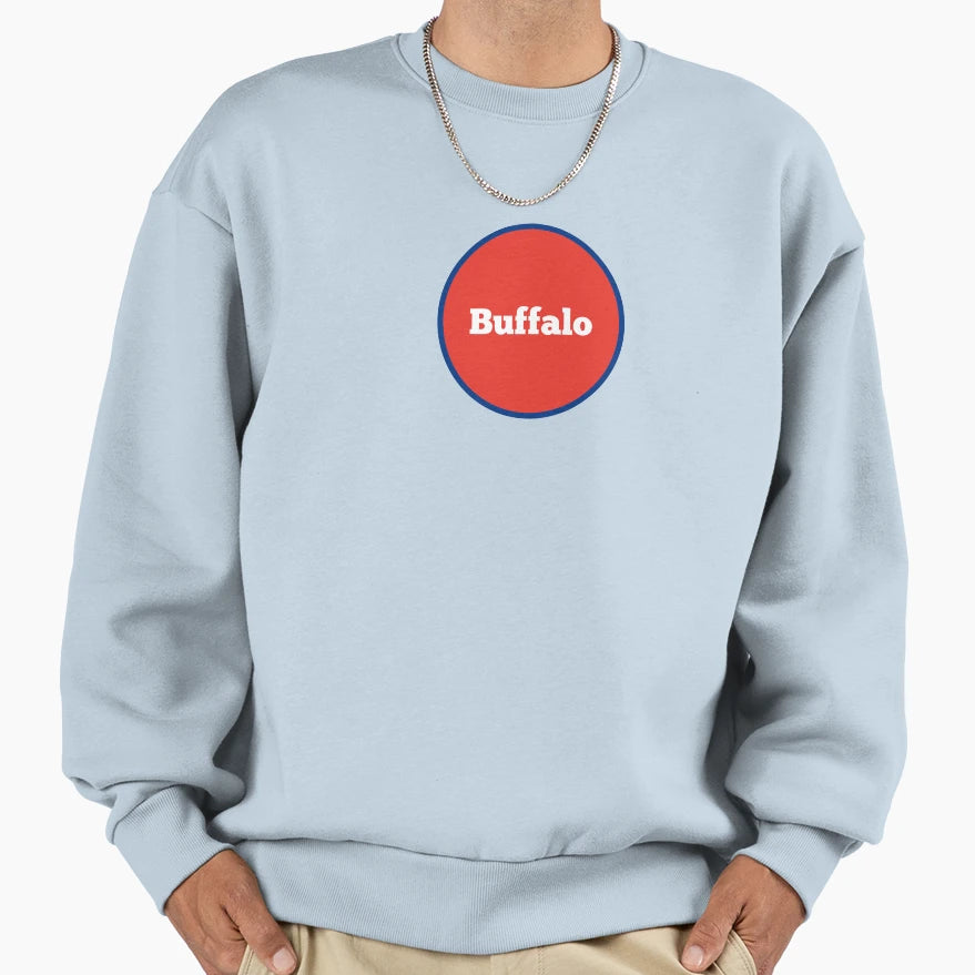 Buffalo Sweatshirt - Minimalist Print Men Women - T-Shirt, Sweatshirt, Hoodie