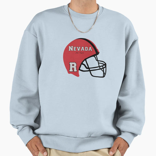 Las Vegas Nevada Nv Football Helmet Sweatshirt - Trendy Graphic for Adults - T-Shirt, Sweatshirt, Hoodie