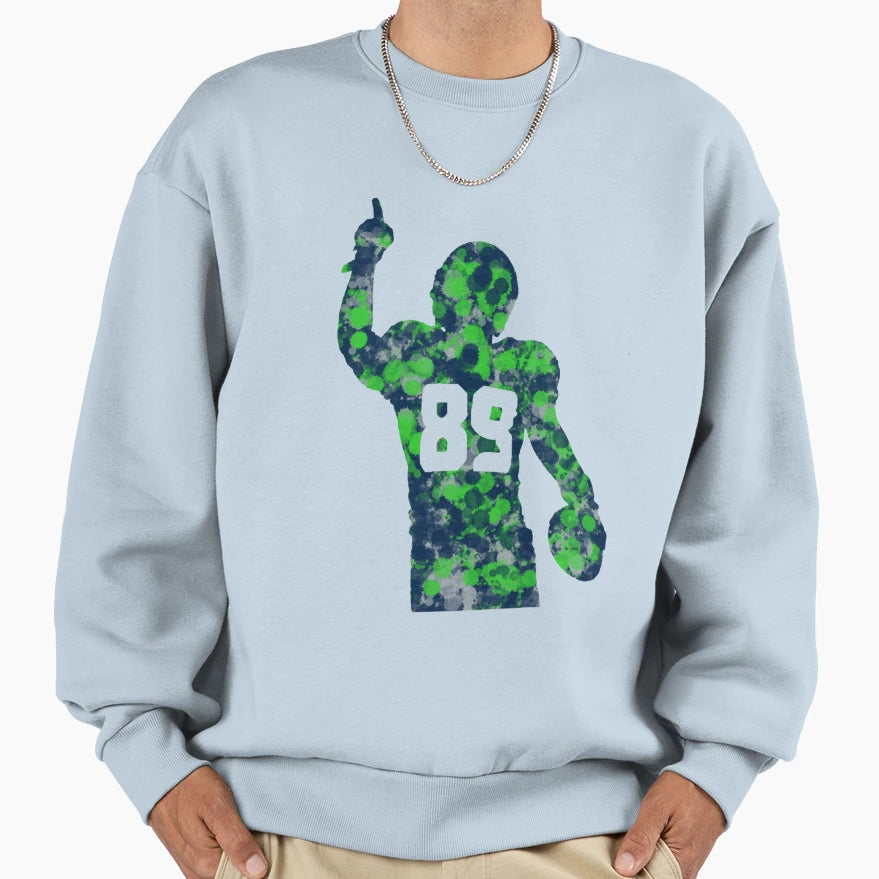 Splatter Baldwin Sweatshirt - Minimalist Print Unisex - T-Shirt, Sweatshirt, Hoodie