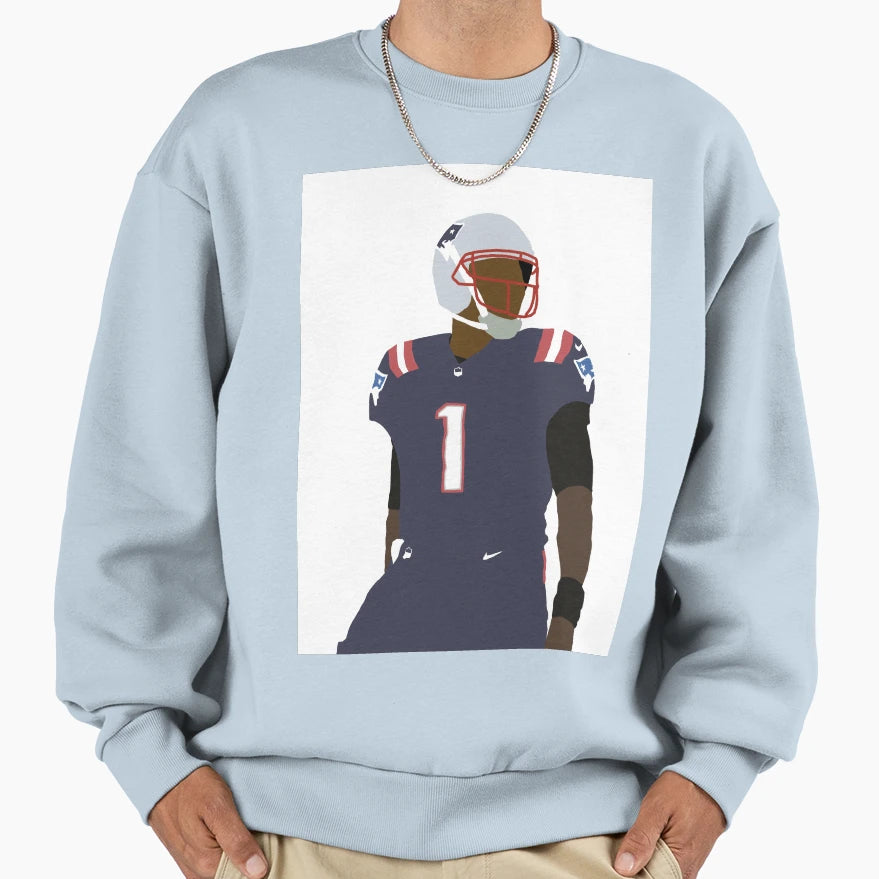 Cam Newton Sweatshirt - Trendy Graphic Men Women - T-Shirt, Sweatshirt, Hoodie