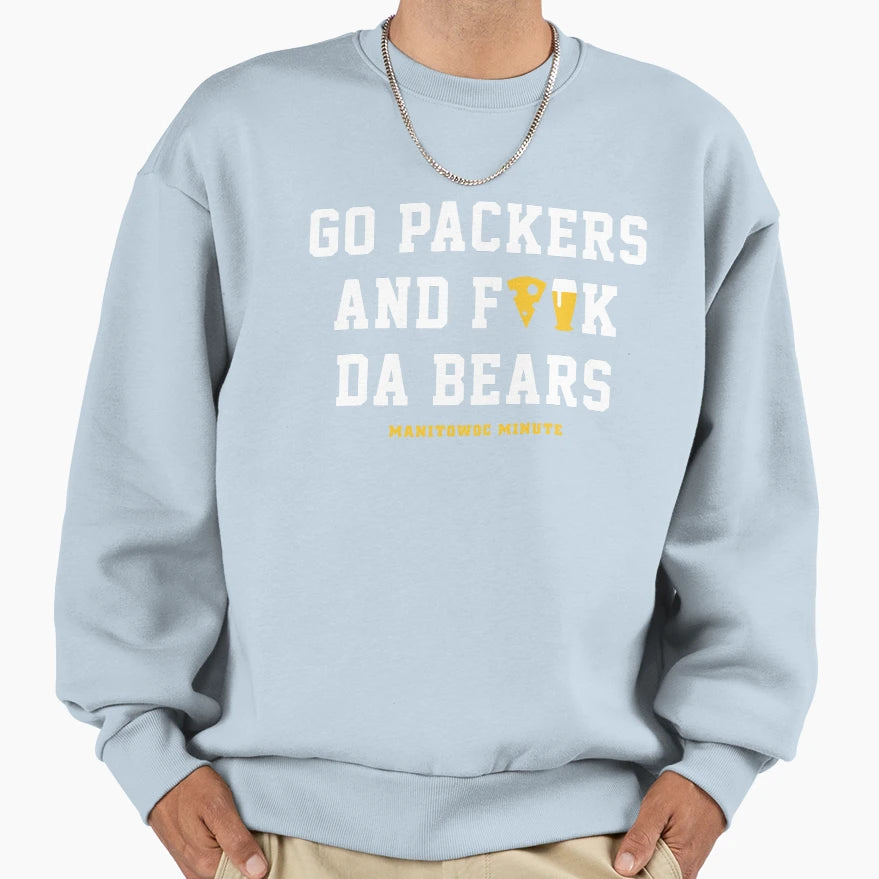 Charlie Berens Go Packers And Fk T-Shirt - Fun Novelty Design for Adults - T-Shirt, Sweatshirt, Hoodie