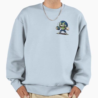 Funny Seattle Seahawks Football Player Sweatshirt - Custom Art Print Unisex - T-Shirt, Sweatshirt, Hoodie