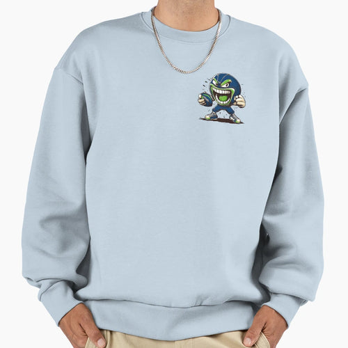 Funny Seattle Seahawks Football Player Sweatshirt - Custom Art Print Unisex - T-Shirt, Sweatshirt, Hoodie
