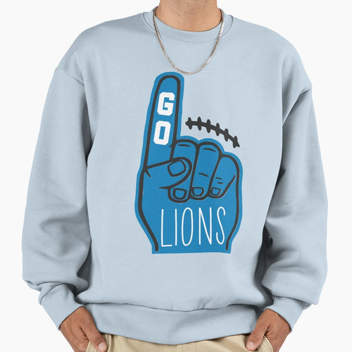 Go Lions Sweatshirt - Graphic Print for Adults - T-Shirt, Sweatshirt, Hoodie