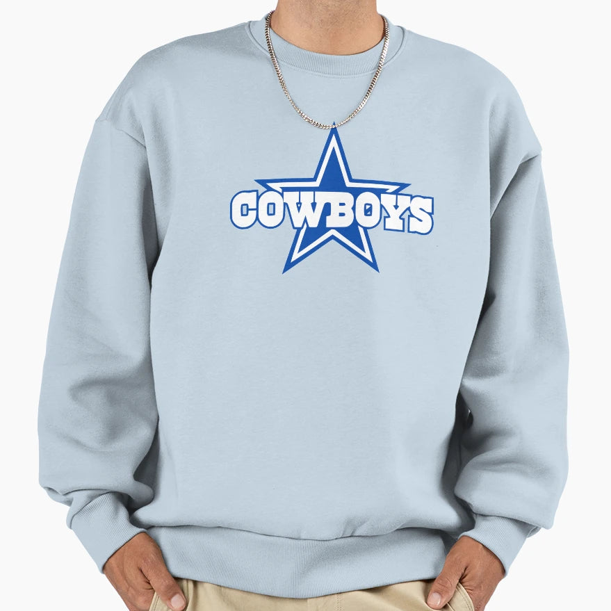 Dallas Texas Fans Sweatshirt - Trendy Graphic Unisex - T-Shirt, Sweatshirt, Hoodie